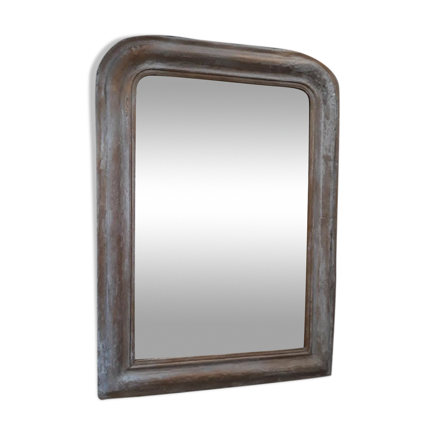 Mirror Louis Philippe white and gold 90 x 65cm