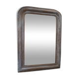 Mirror Louis Philippe white and gold 90 x 65cm