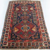 Antique Caucasian Tribal Rug - Handwoven