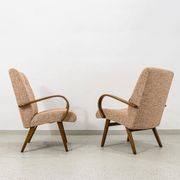 Vintage Armchairs, By J. Smidek For Ton, Czechoslovakia, 1960's, set of 2