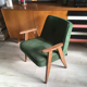 Chaise 366 originale polonaise du milieu du siècle conçue en 1962 par Józef Chierowski