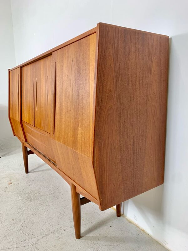 Buffet danois En Teck Du milieu Du Siècle Années 1960