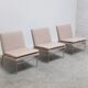 Rare 'Square Line' easy chairs by Kho Liang Ie for Artifort, 1958