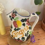 Vintage Hand Painted Ceramic Sangria Jug/Pot
