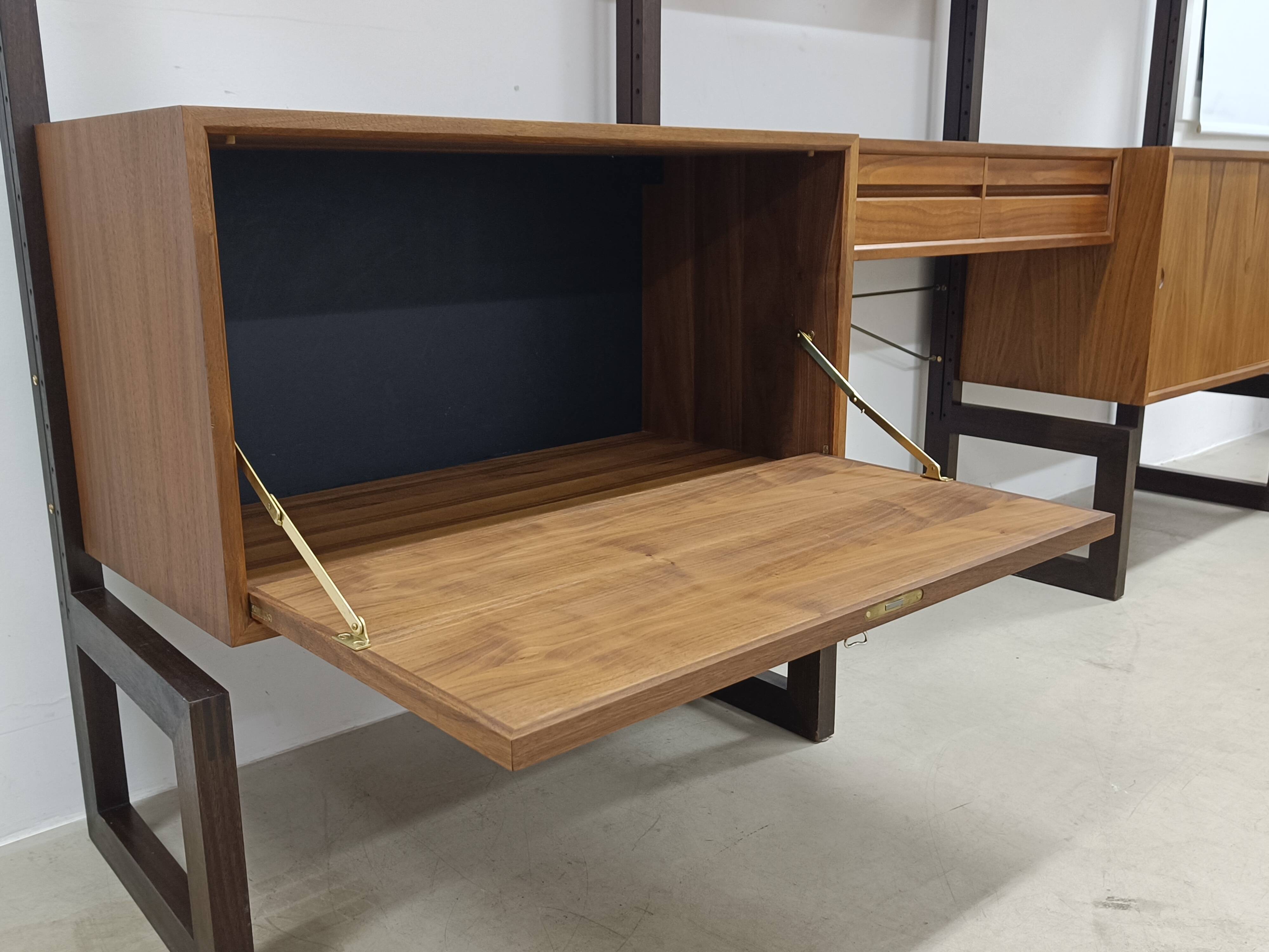 Danish Royal System modular shelving system by Poul Cadovius