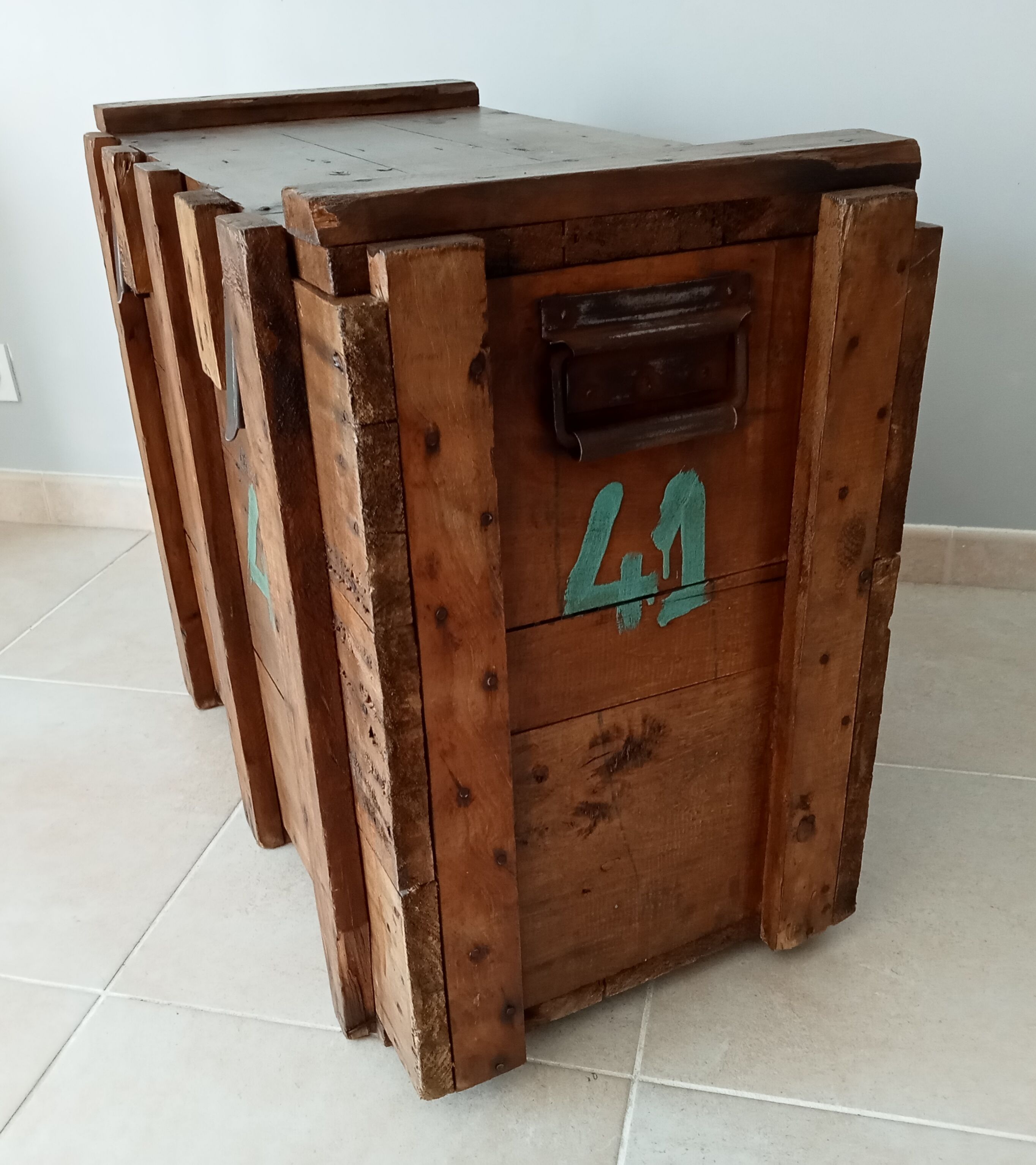 Old military trunk 40/50s