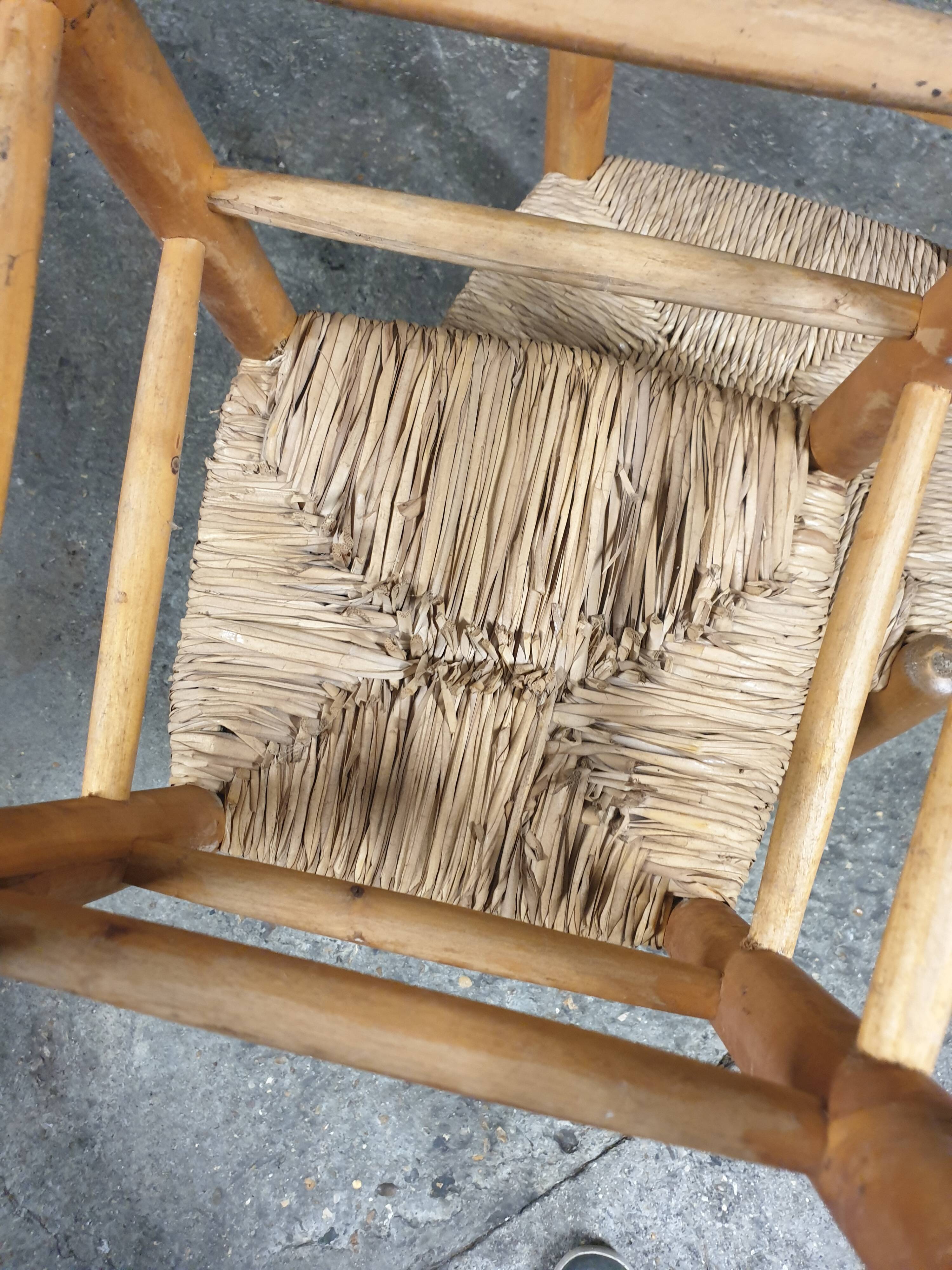 Pair of brutalist chairs