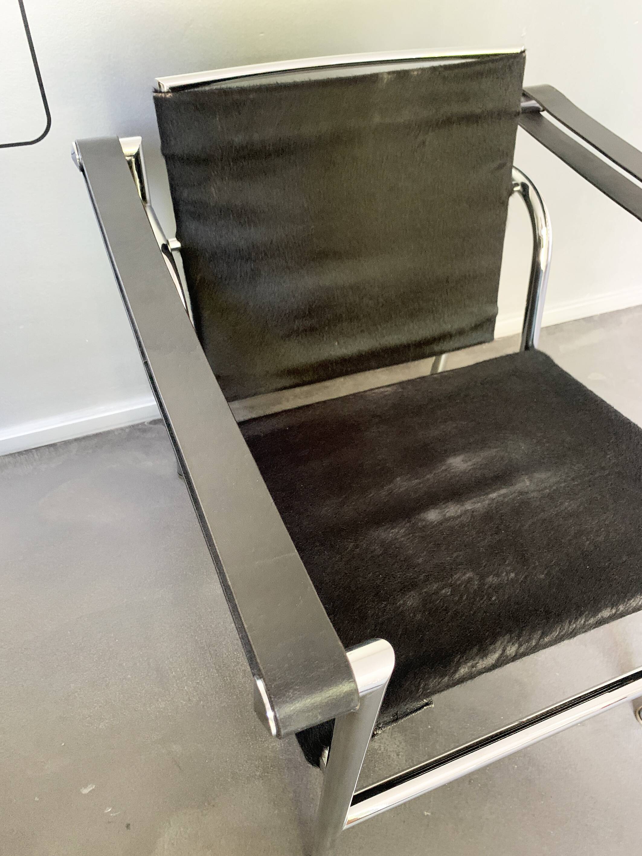 Vintage LC1 Cassina armchair Le Corbusier Charlotte Perriand 1960-70