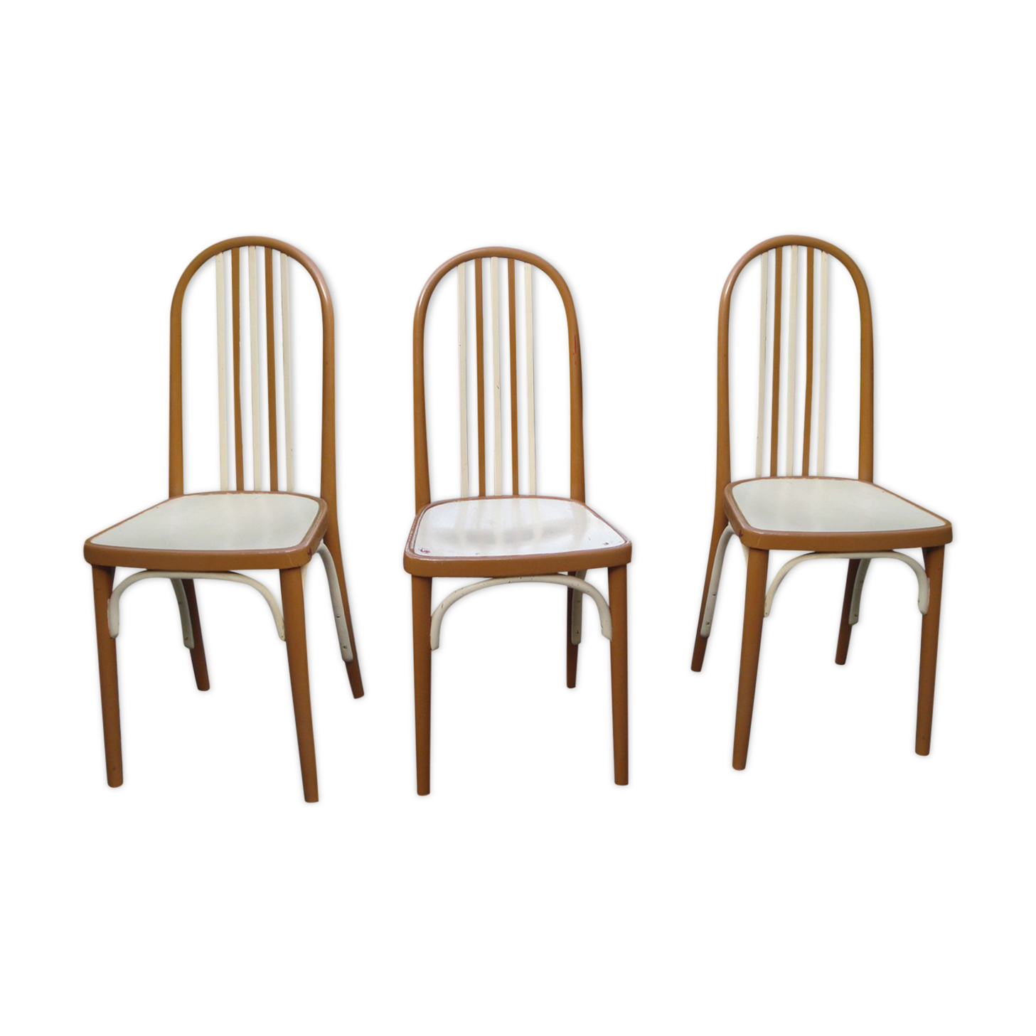 3 Thonet A 643 chairs by Josef Hoffmann for Thonet