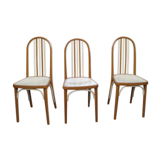 3 chairs Thonet A 643 by Josef Hoffmann for Thonet