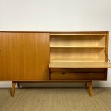 High Scandinavian teak sideboard