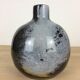 Polychrome ball vase in blown glass
