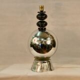 Lamp in aluminium and glass Murano, early 21st century