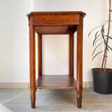 Side table vintage art deco style pedestal table