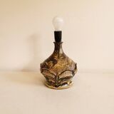 Old ceramic table lamp, Danish and estimated from the 1960s-1970s.