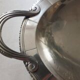 Silver metal dish