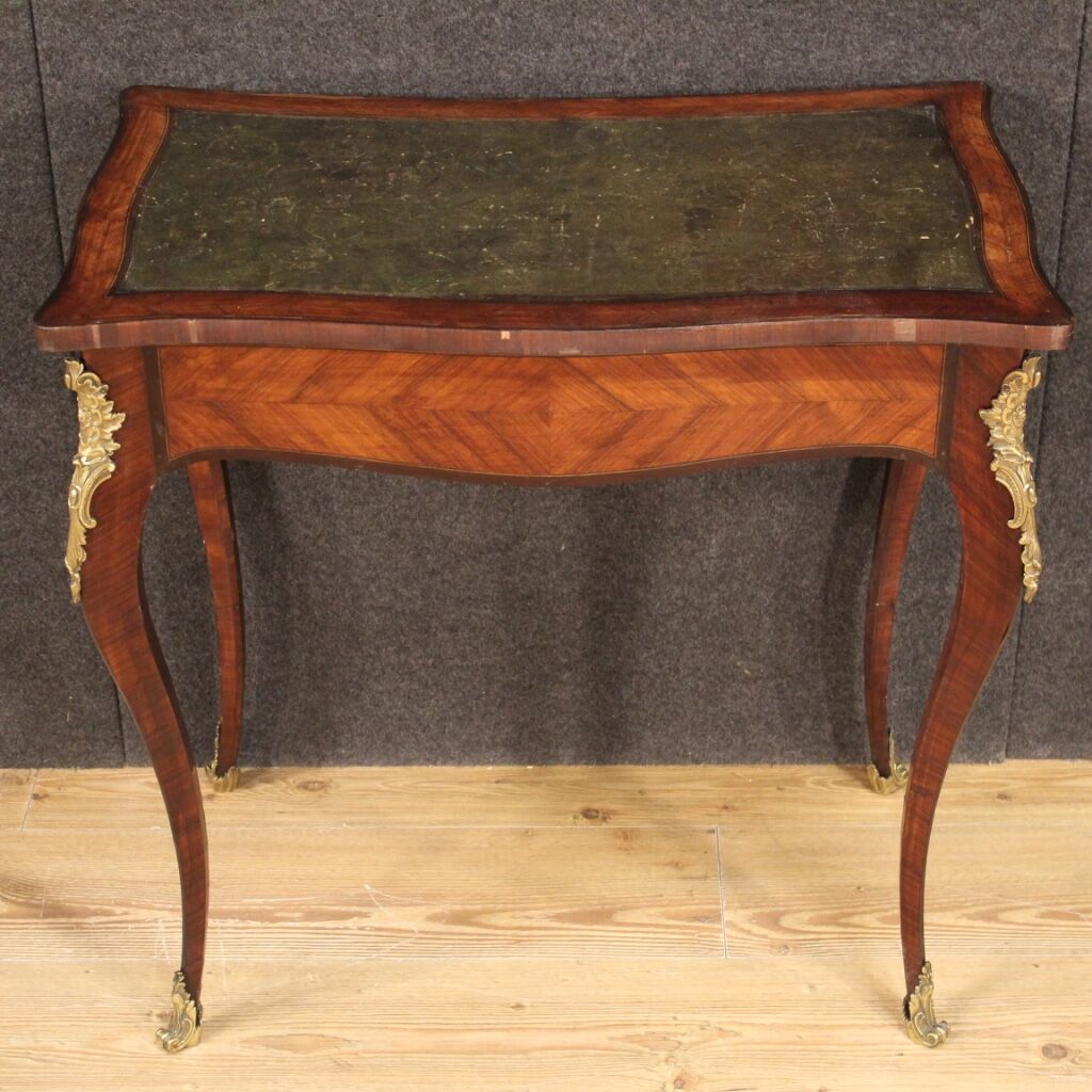 Writing desk in inlaid wood