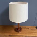 Uno & Östen Kristiansson Teak tablellamp for Luxus Denmark 1970s