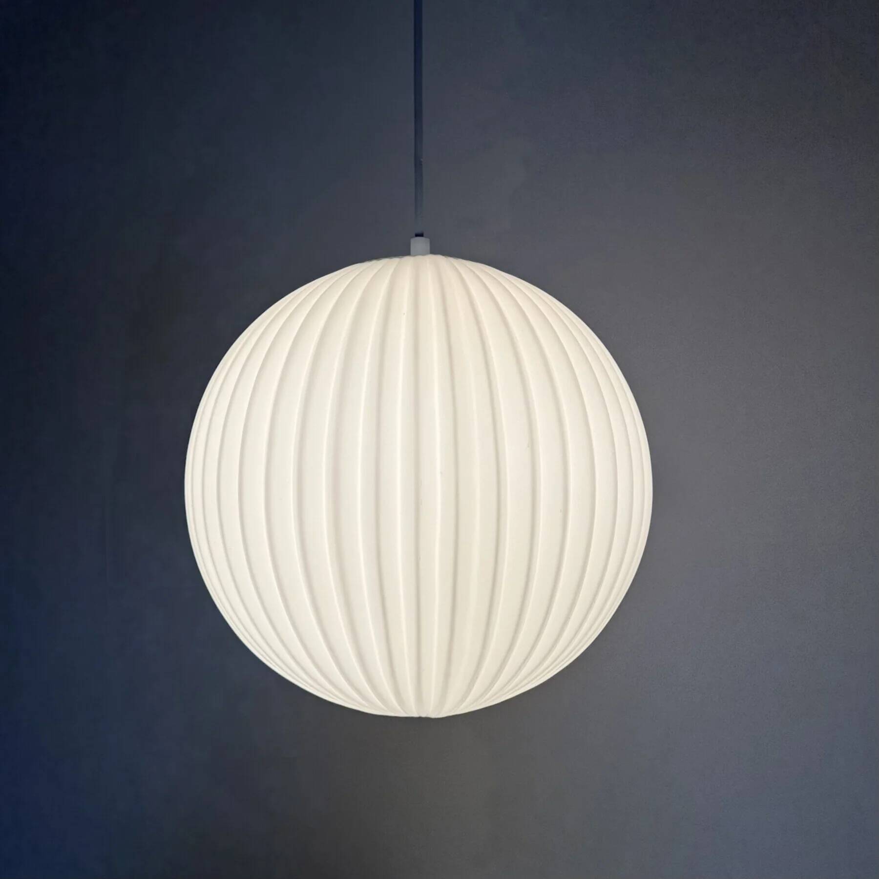 Rare Louis Kalff for Philips opaline glass pendant light, 1960s