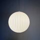 Rare Louis Kalff for Philips opaline glass pendant light, 1960s