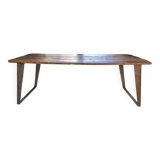 Large Oak Antique Table Wagon