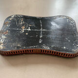 Small decorated tin tray