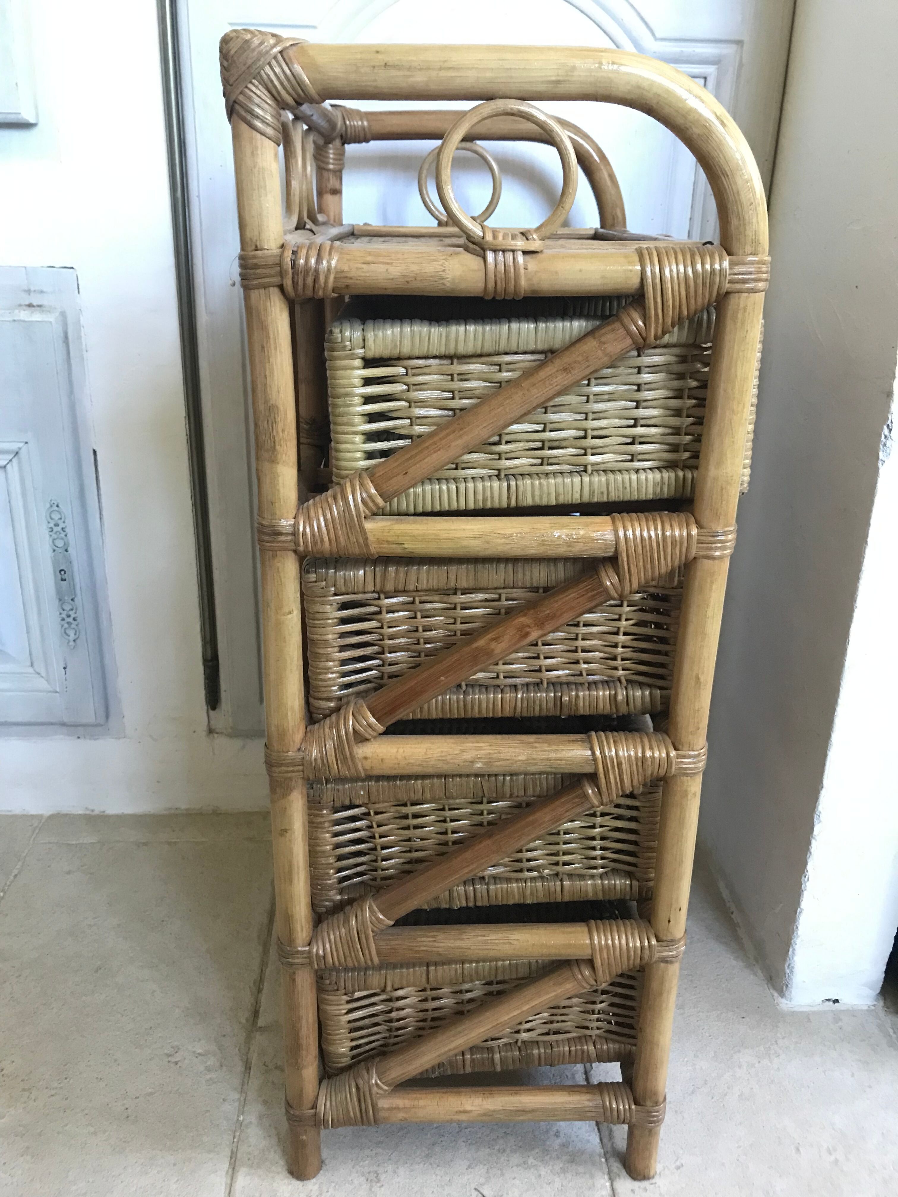 Vintage rattan clother