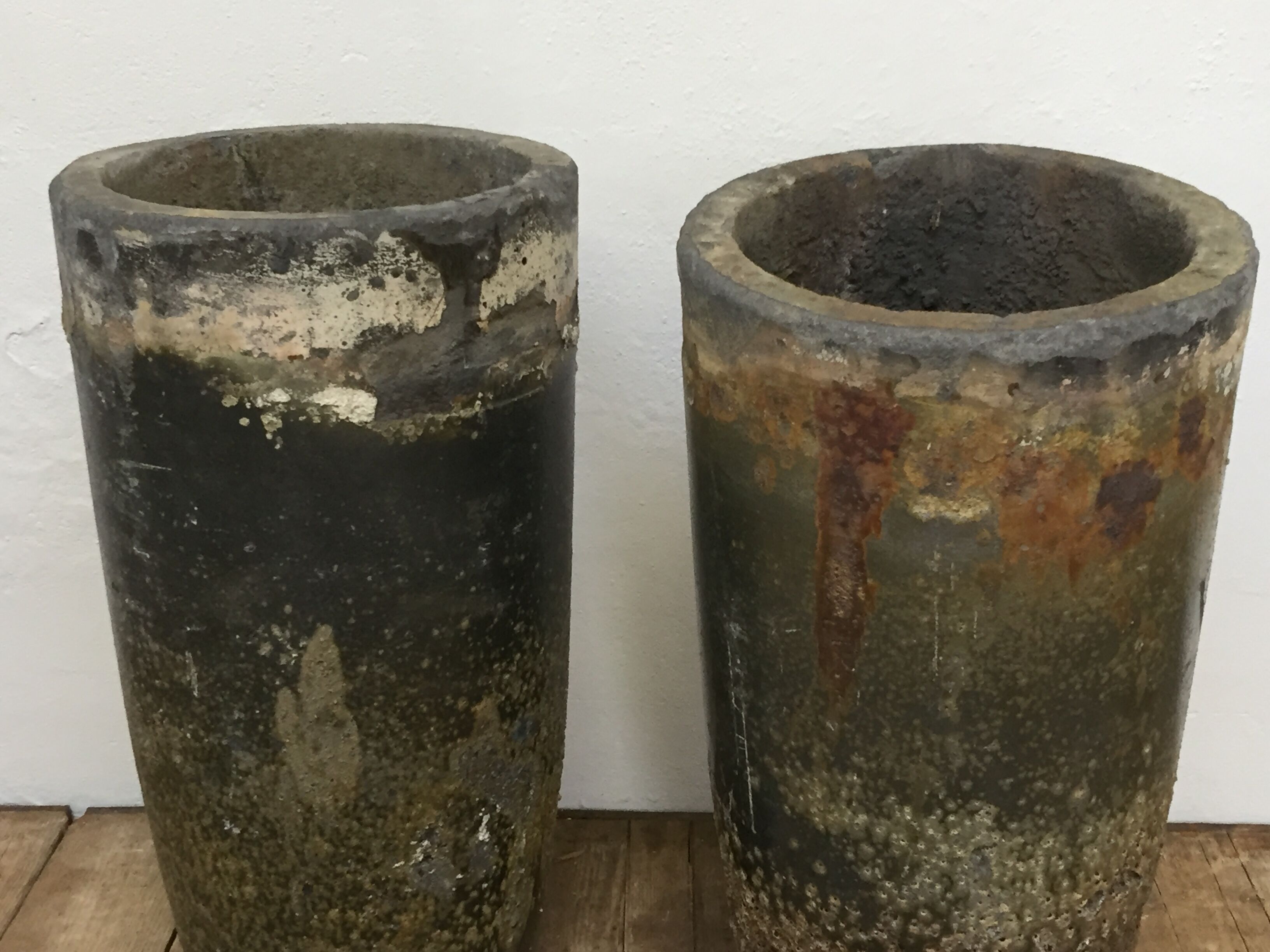 2 Foundry crucibles