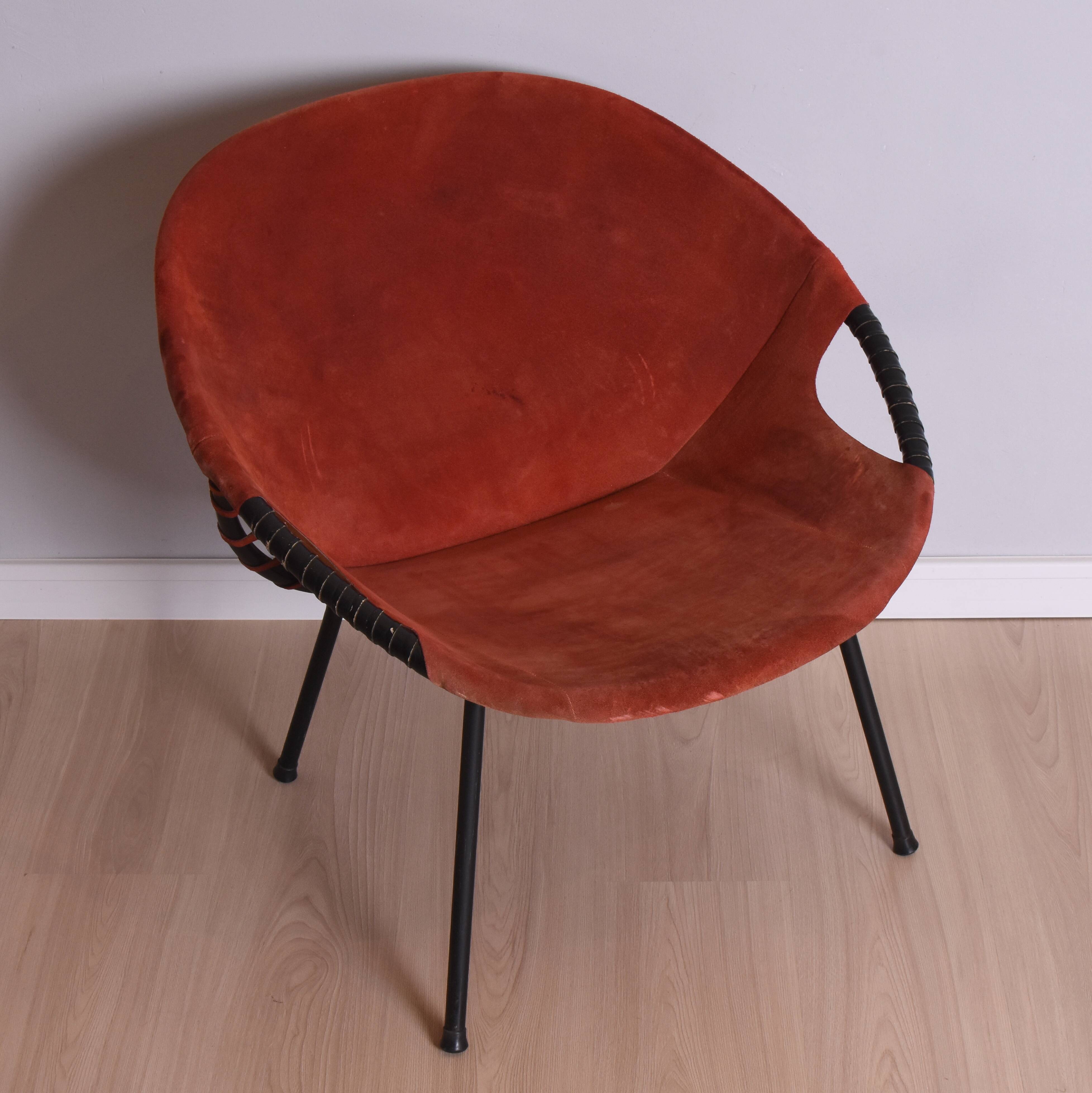 Balloon armchair, lusch & co, germany, 1960s