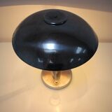 1930s Art Deco Chrome Plated Mushroom Table Lamp, Czechoslovakia