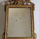 Antique carved and gilded wooden mirror, Louis XVI style – 54 x 92 cm