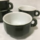 Green coffee cups