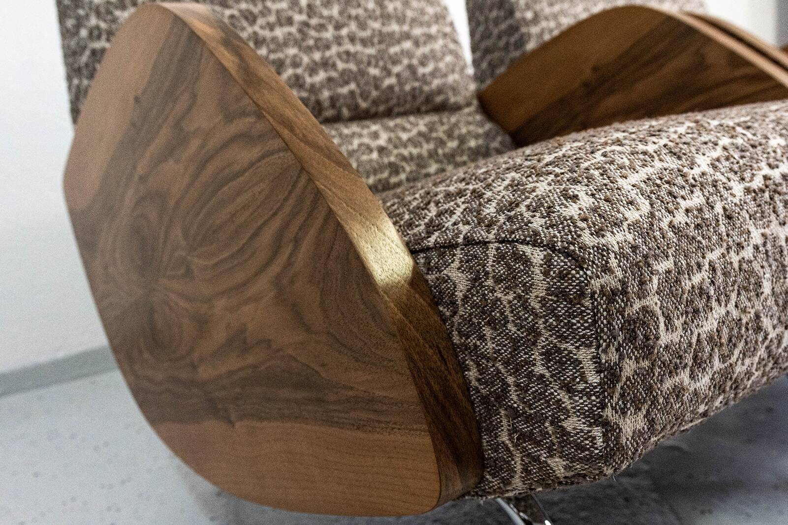Fauteuil, Modèle "360" par Janusz Rozanski, Pologne, années 1950