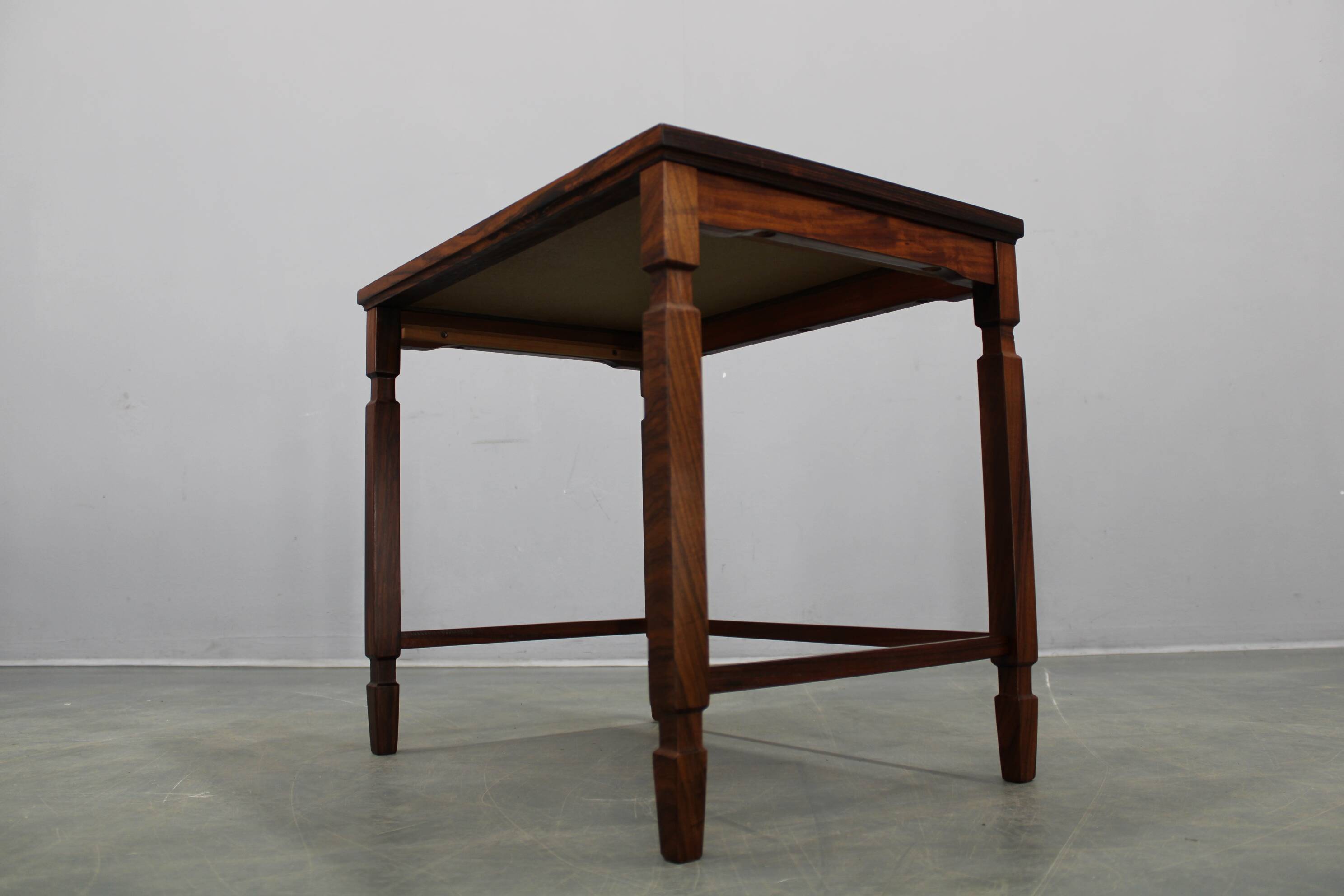 1960s Danish mid-century nesting tables with tile tops