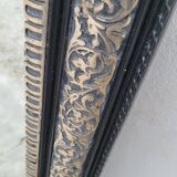 Louis Philippe Napoleon III mirror in decorated gilded wood - 1m70