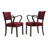 1950s, pair of Danish armchairs