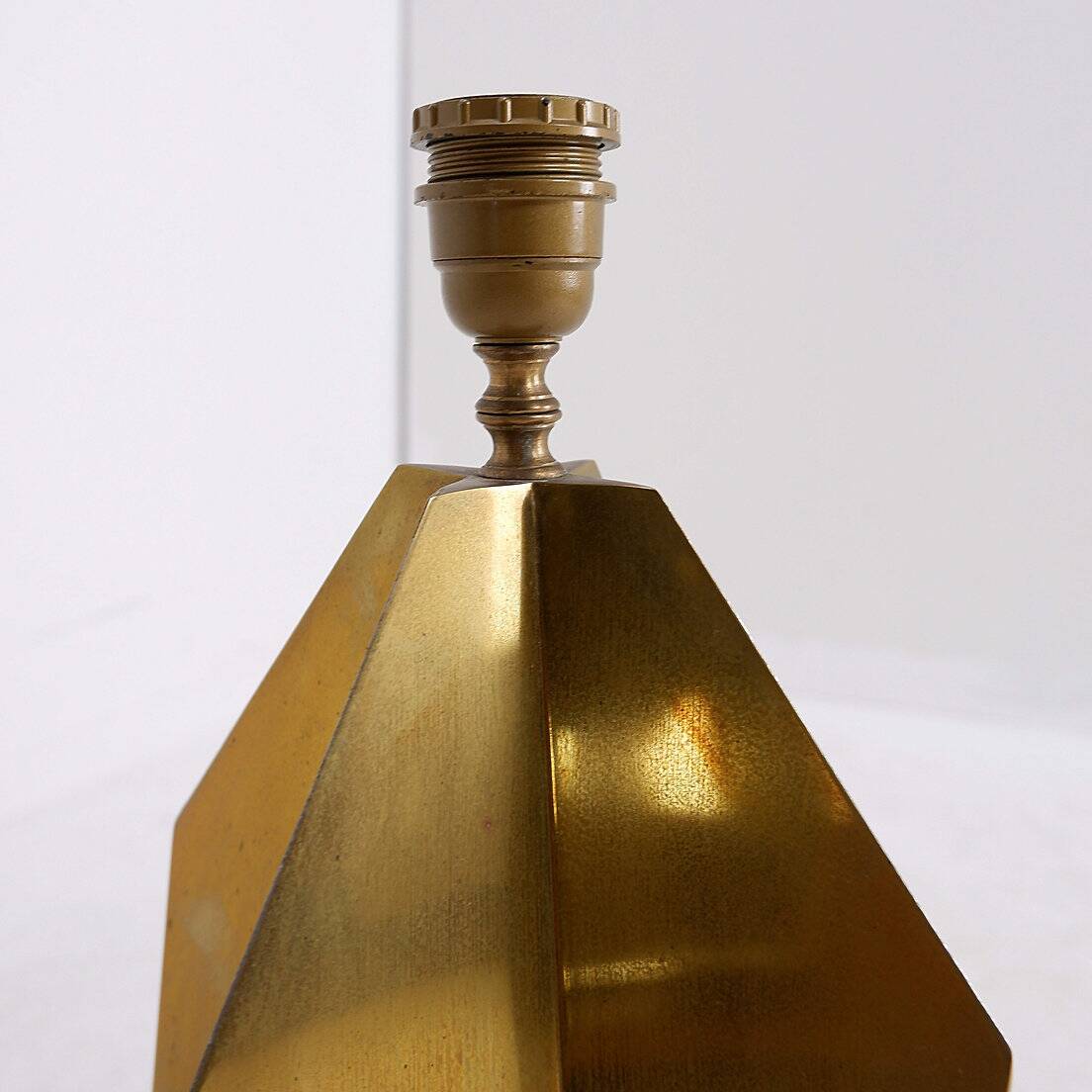 Brass Sculptural Table Lamp - 1960s