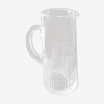 Crystal decanter pouring pitcher