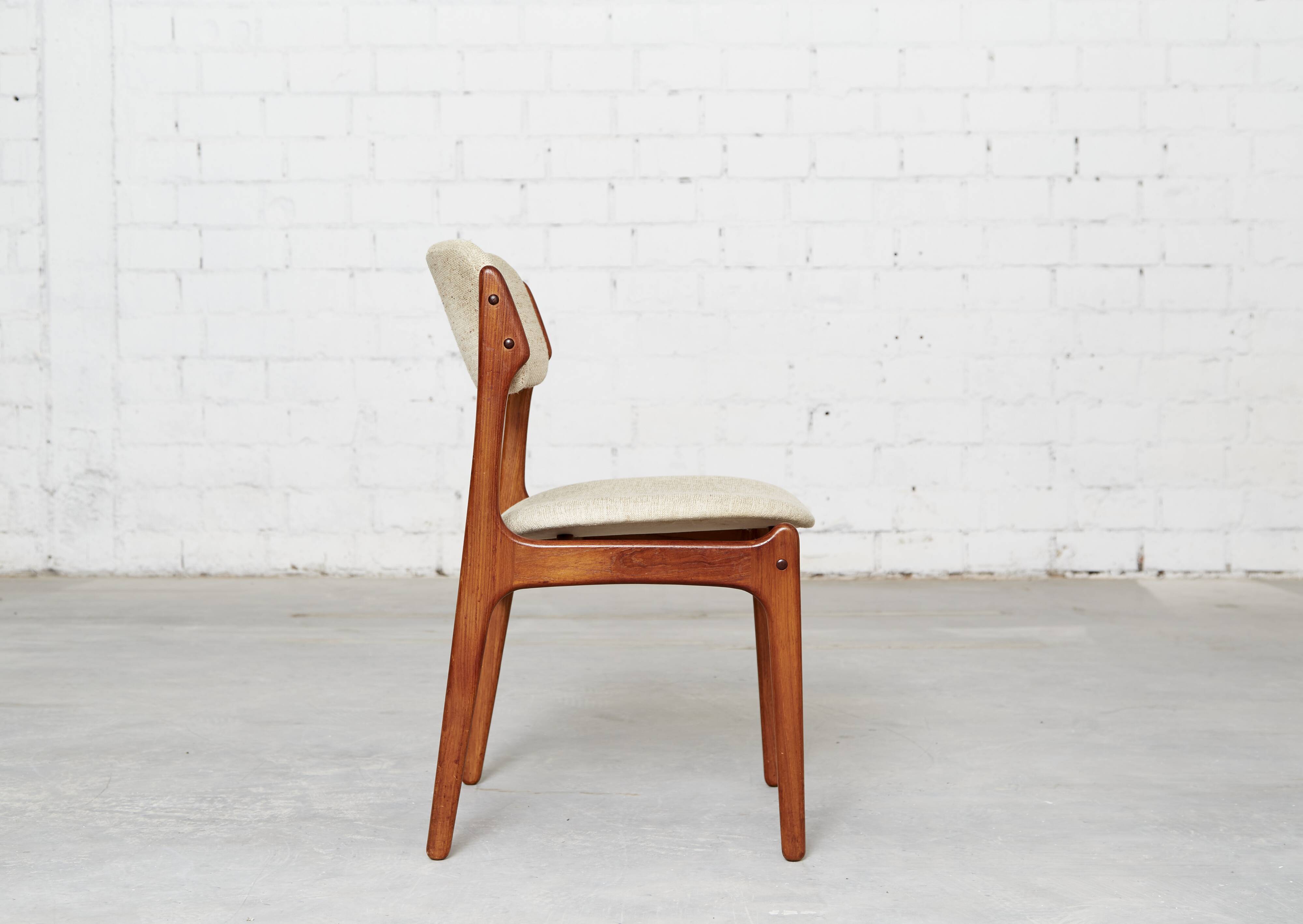 Set of 5 Erik Buck Dining Chair No.49 for O.D. Møbler