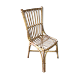 Chaise en rotin 1960