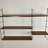 Scandinavian wall shelf STRINNING NILS string regal 60s