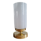 Opal glass table lamp