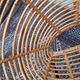 Set of armchairs "soleil" and rattan table of the years 50