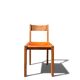 Chair S24 Pierre Chapo - Solid Elm & Cognac Leather Brutalist