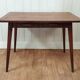 Vintage desk feet compass solid oak