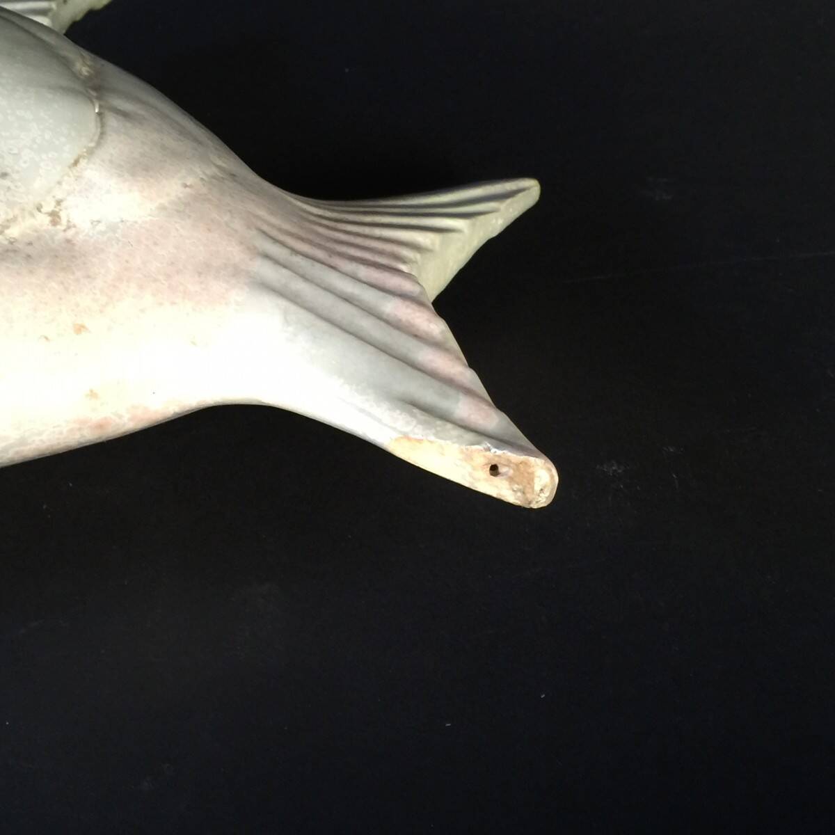 Salted Stoneware Sculpture, Art Deco - Roger Guerin "Fish" Circa 1925/1930