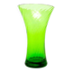 Vase postmoderne, verre vert, Huta Hortensja, Pologne, années 1970