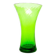 Vase postmoderne, verre vert, Huta Hortensja, Pologne, années 1970