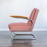 Functionalist Chrome Armchair S411 By W. Gispen For Mücke Melder, 1930s