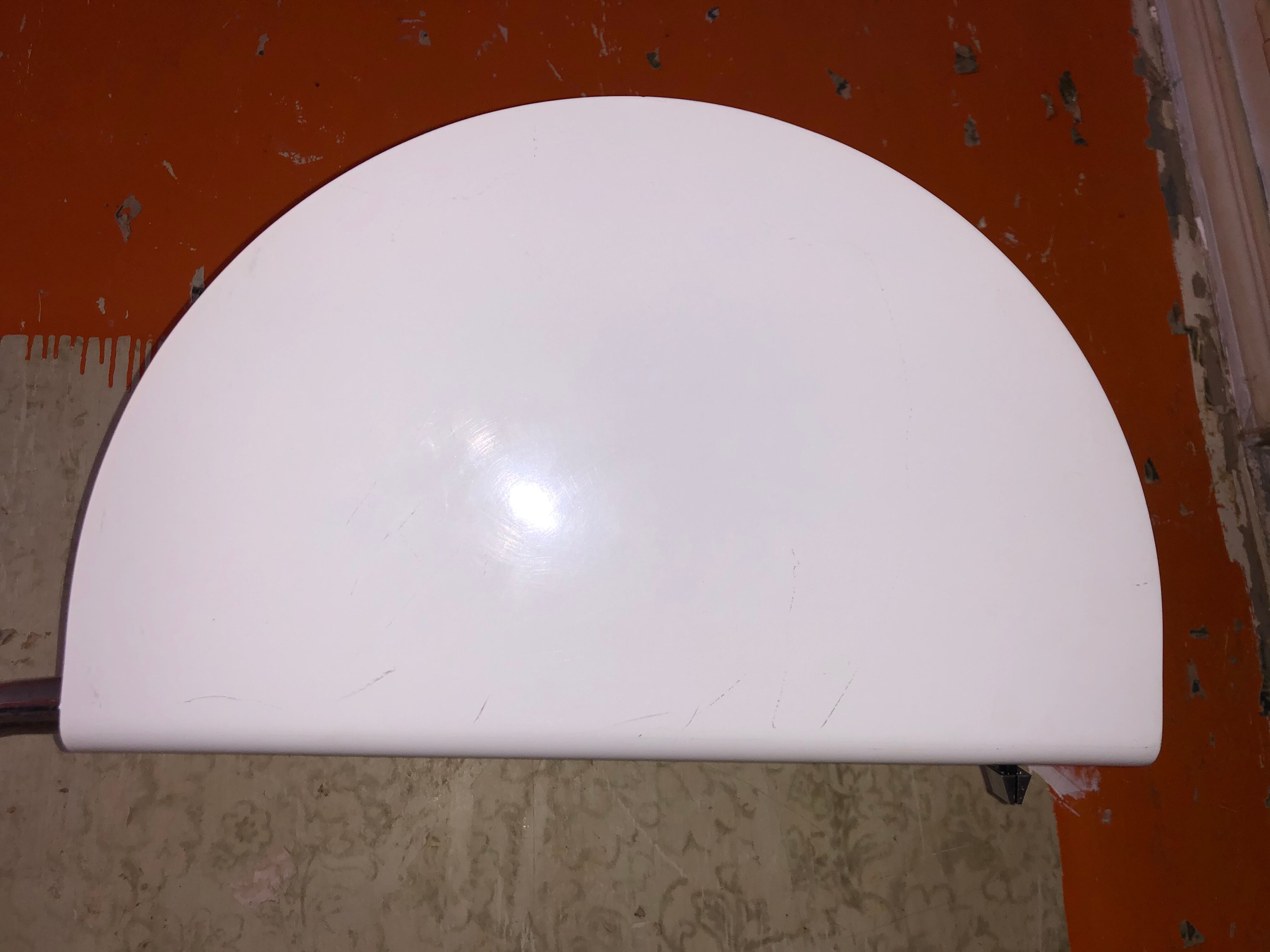 Halogen lamppost Bruno Gecchelin model Mezzaluna editor Skipper 1970